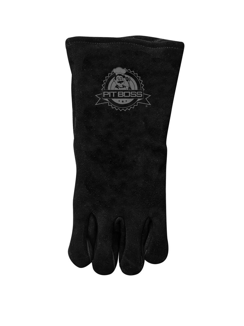 Pit Boss Heavy Duty Leather Gloves, Black, 1 Count - Image 1